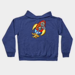 To the Moon Robotman Kids Hoodie